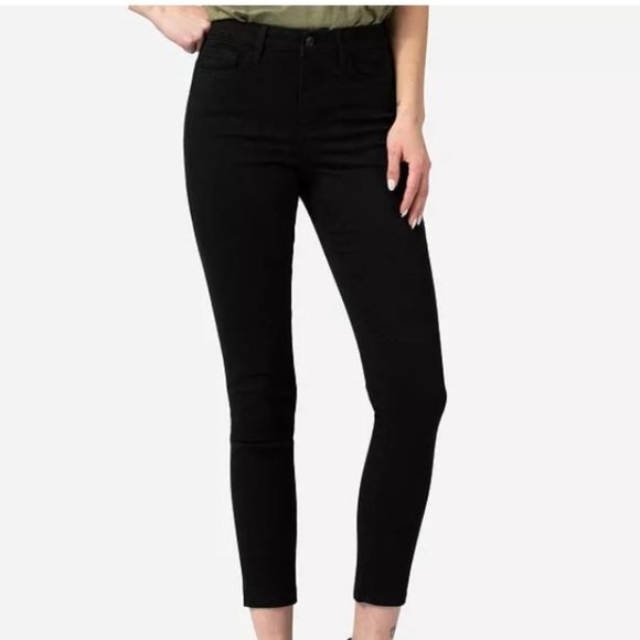 Vervet Denim - Vervet Denim Ankle Skinny High Rise Black Size 28